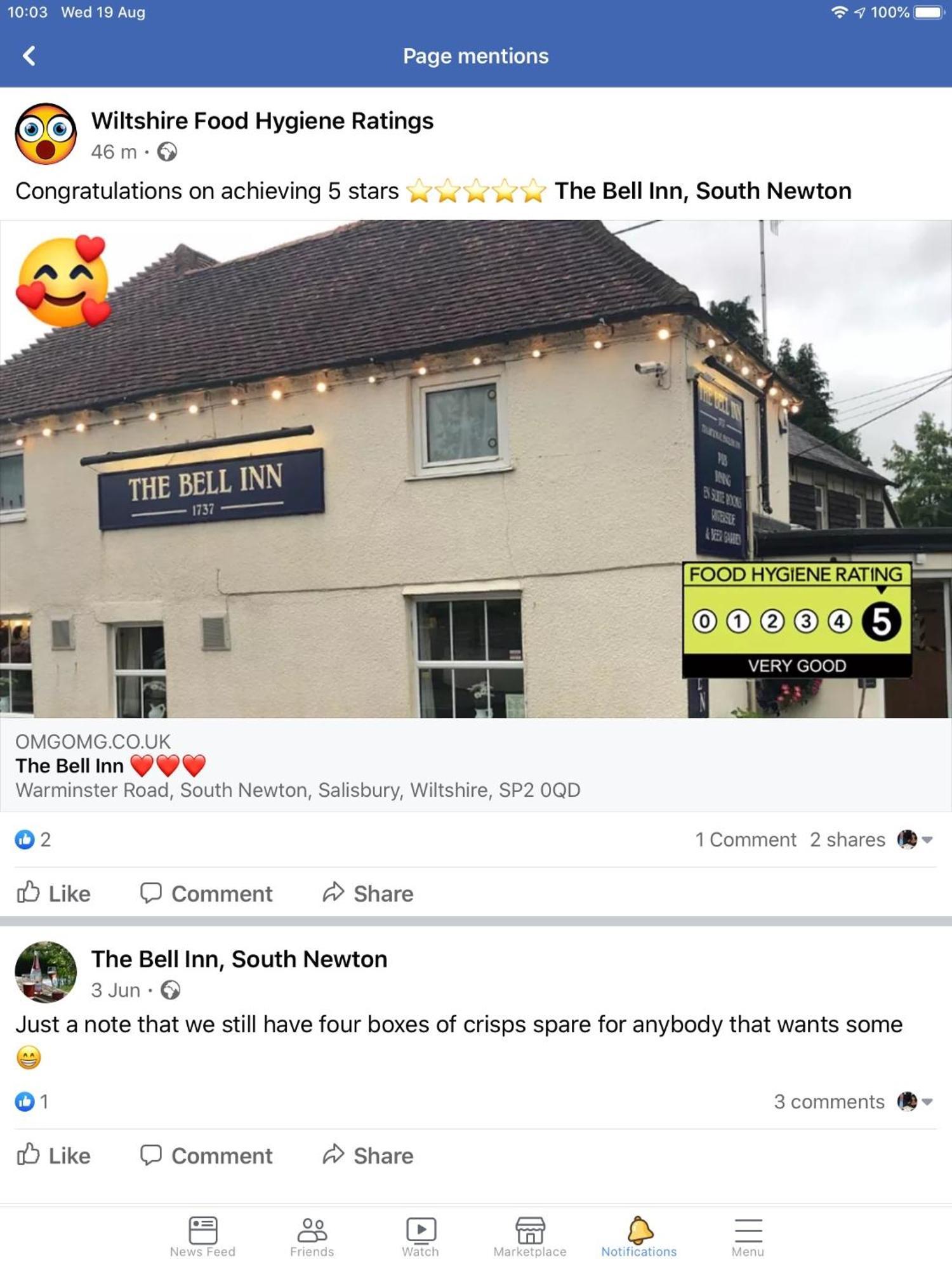 The Bell Inn ساليزبري المظهر الخارجي الصورة